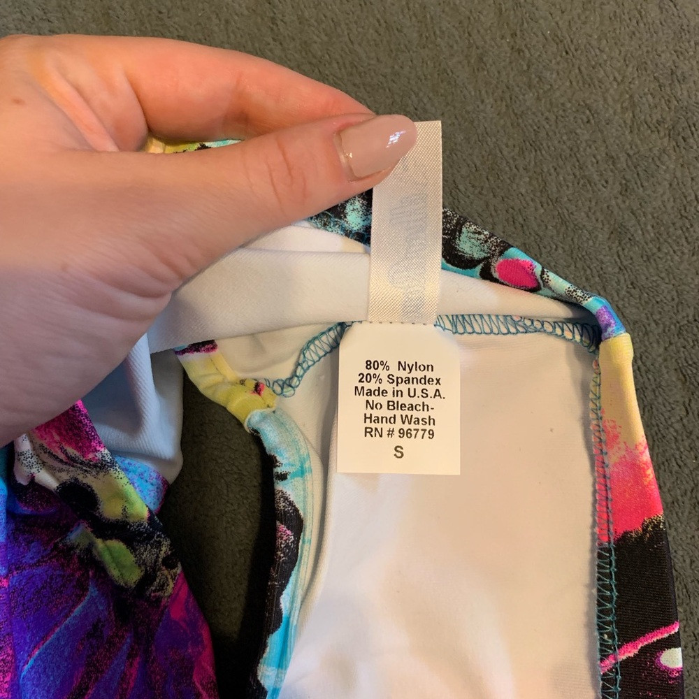 Colorful Butterfly Print Rave Two-Piece Set - Picture 10 of 10